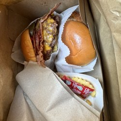 Pickup order, exposed to the air making the food not warm.