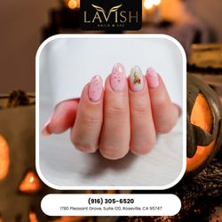 Lavish Nails & Spa - Playful Halloween designs turn nails into works of art. Celebrate the season your way.  Book today