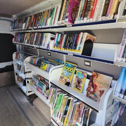 Poplar Creek Public Library - Inside the Mobile Library unit.
