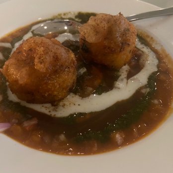 Indeblue Modern Indian - Aloo latkes chaat - Indian Near Me - Cherry Hill, New Jersey