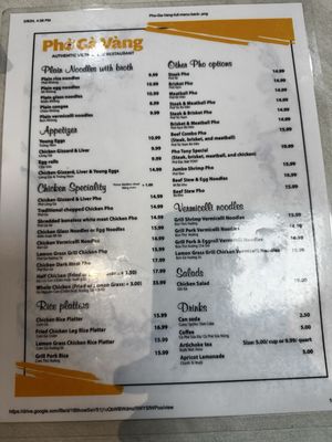 Menu photo 5 Pho Ga Vang Falls Church, VA Menu photo 5 Pho Ga Vang Falls Church, VA