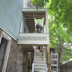MKJC Carpentry - Double decker and triple decker porches one our specialties