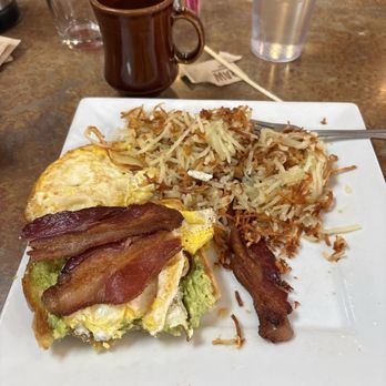 Lazy Bear Restaurant - Two egg breakfast with side of avocado!! So. Much. Food!! And perfectly cooked food! - Breakfast & Brunch Near Me - New Castle, Colorado Lazy Bear Restaurant - Two egg breakfast with side of avocado!! So. Much. Food!! And perfectly cooked food! - Breakfast & Brunch Near Me - New Castle, Colorado