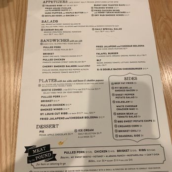 Salt + Smoke - Menu - Bars Near Me - Saint Louis, Missouri Salt + Smoke - Menu - Bars Near Me - Saint Louis, Missouri