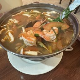 34. Tom Yum Soup with shrimps 34. Tom Yum Soup with shrimps