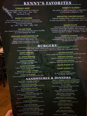 Menu photo 5 Kenny's Irish Pub Countryside, IL Menu photo 5 Kenny's Irish Pub Countryside, IL