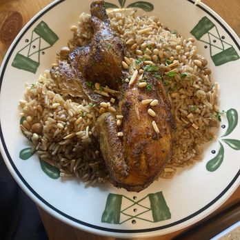 The Olive Bistro - Chicken w/ rice - Middle Eastern Near Me - Little Falls Township, New Jersey