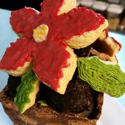Café de la Finca - Cómete una nochebuena con todo y maceta... de chocolate, rellena de trufas y bombones