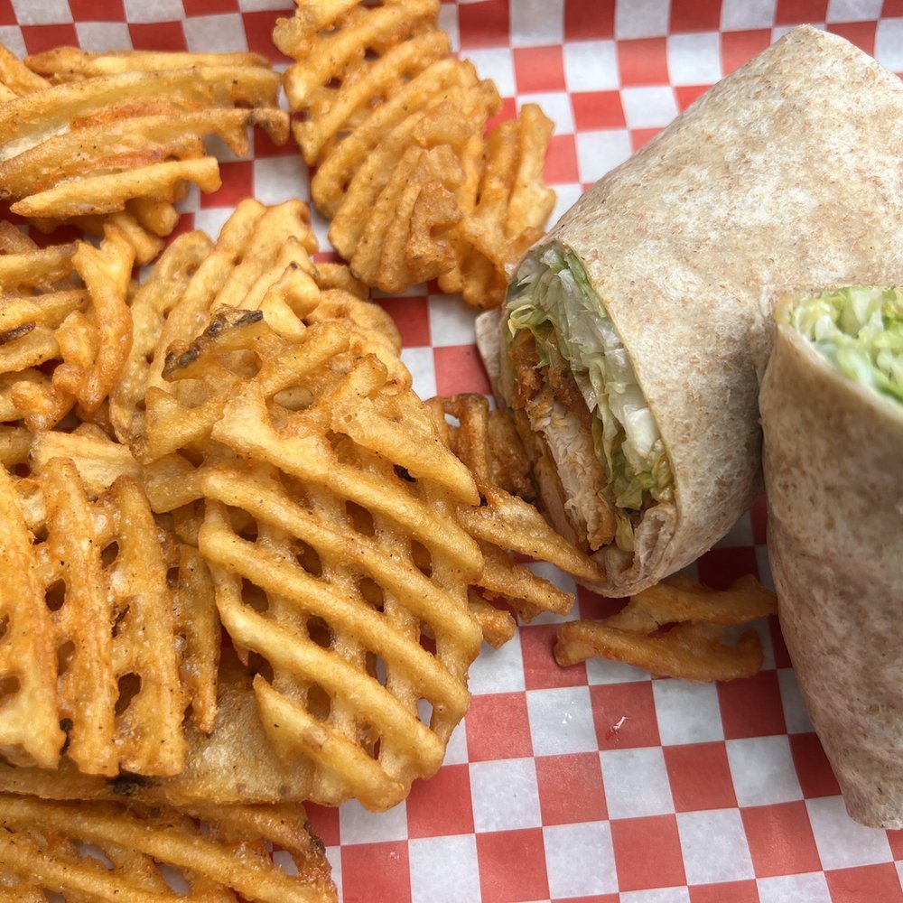 Coop Wicked Chicken - Wrap. - Salad Near Me - Port Carling, Ontario Coop Wicked Chicken - Wrap. - Salad Near Me - Port Carling, Ontario
