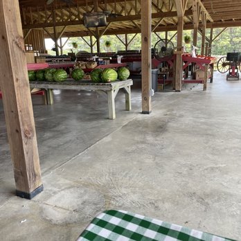 McArthur Farms - The entrance and view from one of the picnic tables. - Fruits & Veggies Near Me - Bennettsville, South Carolina