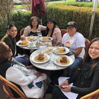 Bouchon - Patio seating - French Near Me - Yountville, California