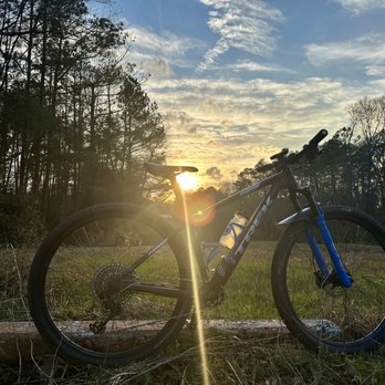 The Hub Bicycles - Sunset pic of bike from the hub - Bikes Near Me - Athens, Georgia