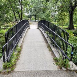 The Back Bay Fens - Walking Bridge in Back Bay Fens