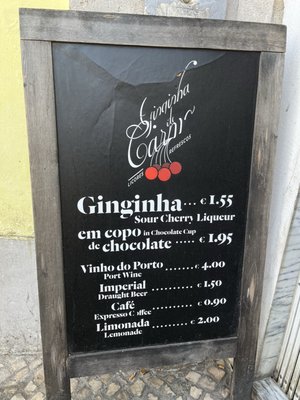 Menu photo 1 Ginginha do Carmo Lisbon, 11 Menu photo 1 Ginginha do Carmo Lisbon, 11