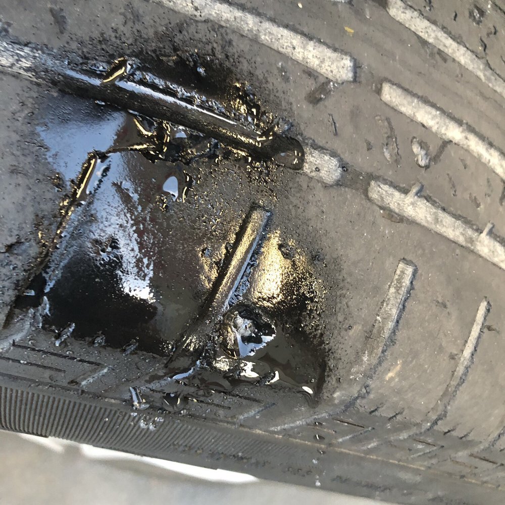 Hi Tech Auto Repair - This is the reason why the tire was flat. - Auto Repair Near Me - Bellflower, California