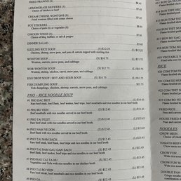 Menu Menu