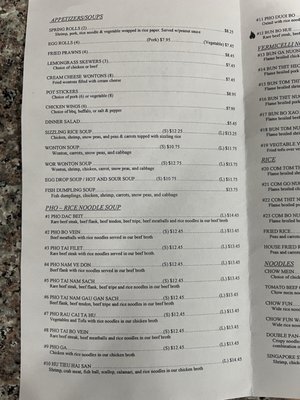 Menu photo 6 Pho Noodle Reno, NV Menu photo 6 Pho Noodle Reno, NV