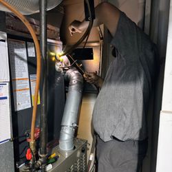 Polar Air Heating and Cooling - Finishing stages of an install