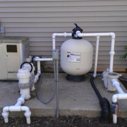 Neptune Pools - Equipment setup. Neptune Pools sold and installed and set-up all the equipment back in 2008.