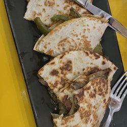 Juan's Rooftop & Cantina - Vegetarian Quesadillas that came without the "fixings"