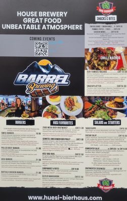 Menu photo 4 Hüsi Bierhaus Interlaken, BE Menu photo 4 Hüsi Bierhaus Interlaken, BE