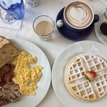 Immigrant Son Caffe - Waffles, hot chocolate, classic breakfast - New American Near Me - Ventura, California