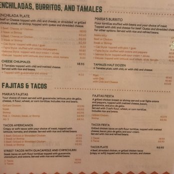 Maria's Mexican Restaurant - the menu - Mexican Near Me - Denham Springs, Louisiana Maria's Mexican Restaurant - the menu - Mexican Near Me - Denham Springs, Louisiana