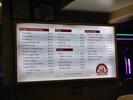 Menu photo 3 The Casino Grill Reno, NV Menu photo 3 The Casino Grill Reno, NV