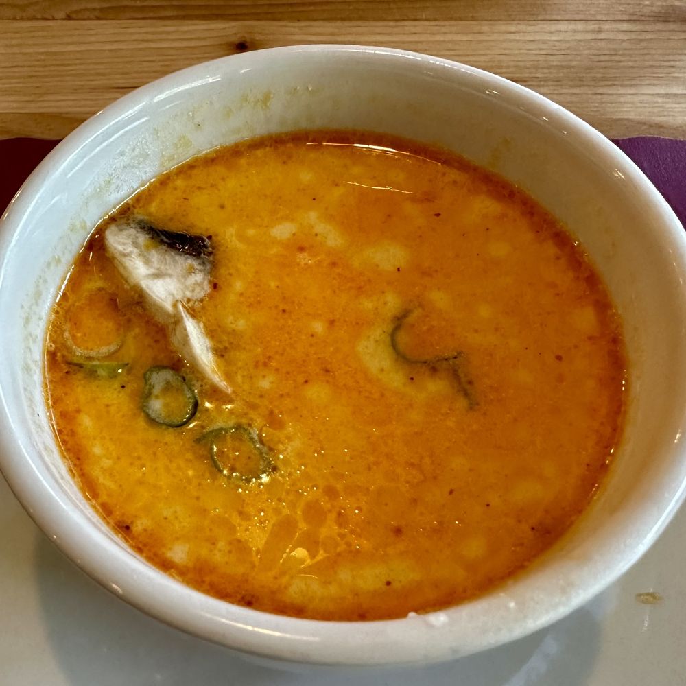 Spicy Coconut Soup with Protein Spicy Coconut Soup with Protein