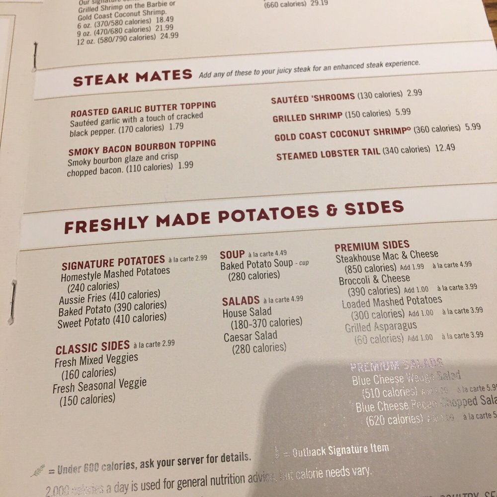 Outback Steakhouse - Steakhouses Near Me - Wappingers Falls, New York