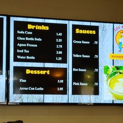 Los Pollos Rotisserie & Grill - Menu