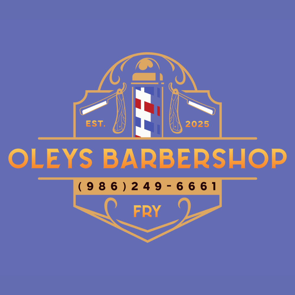 Oley's Barbershop Logo