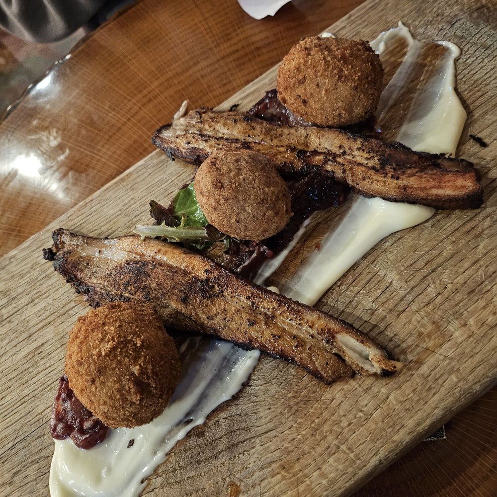 Game - Scotch egg. Huge portions to share - Burgers Near Me - Louisville, Kentucky Game - Scotch egg. Huge portions to share - Burgers Near Me - Louisville, Kentucky