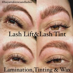 Bay Area Brows and Lashes - Bay Area Brows and Lashes SIGNATURE service: Brow Lamination, Brow Tint, Brow wax and a Lash Lift and Lash Tint.