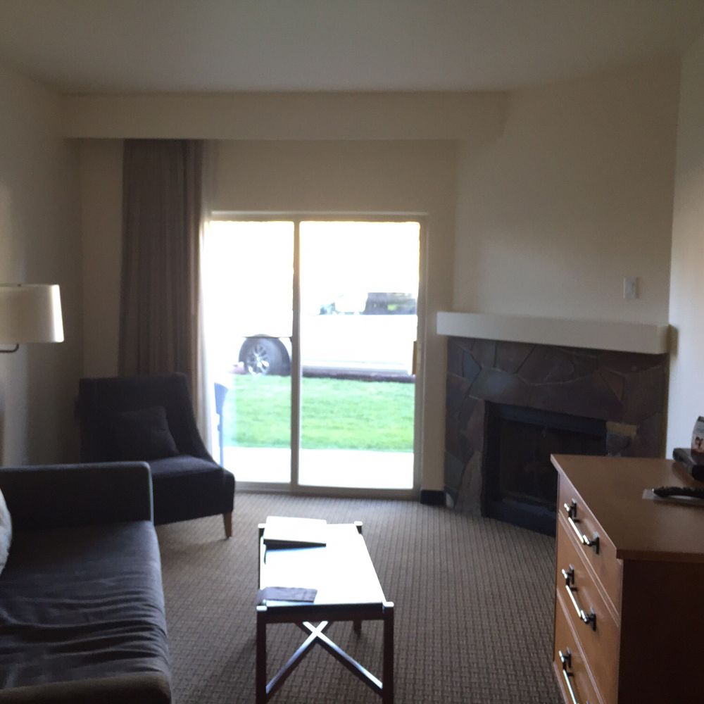 The room with a view of parked cars. Wow. The room with a view of parked cars. Wow.