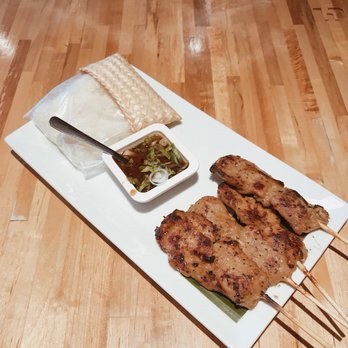 Manaow - BBQ pork skewers - Thai Near Me - Long Beach, California Manaow - BBQ pork skewers - Thai Near Me - Long Beach, California