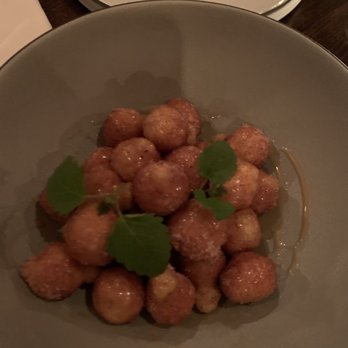 Arike Restaurant - Pof pofs. Tiny things about a 1/4 size of a timbit but the sauce is so good - African Near Me - Vancouver, British Columbia Arike Restaurant - Pof pofs. Tiny things about a 1/4 size of a timbit but the sauce is so good - African Near Me - Vancouver, British Columbia