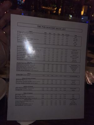 Menu photo 7 The Pub - Beavercreek Beavercreek, OH