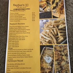 Kayjun’s - Menu