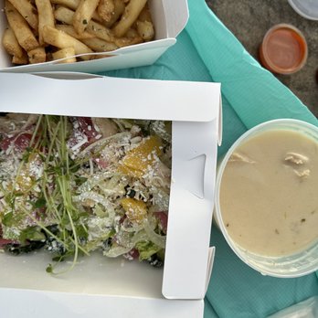 Souvla - Greek Fries Chicken Salad Avgolemono Soup - Greek Near Me - San Francisco, California Souvla - Greek Fries Chicken Salad Avgolemono Soup - Greek Near Me - San Francisco, California