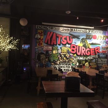 Katsu Burger - Katsu wall art- looks like something out a comic book, not really a fan of this mural art... - Japanese Near Me - Seattle, Washington Katsu Burger - Katsu wall art- looks like something out a comic book, not really a fan of this mural art... - Japanese Near Me - Seattle, Washington