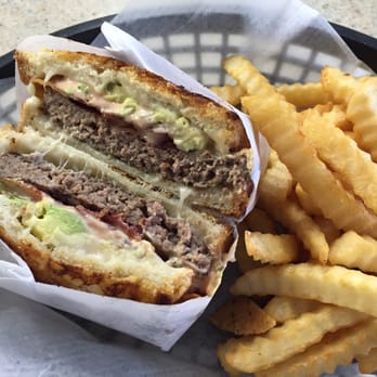 Beach Cafe - Frisco Bay Burger. Avocado, Bacon, "Special Sauce" on sourdough. - Burgers Near Me - Las Vegas, Nevada