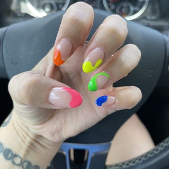 Le Posh Nail Spa - Sns with gel nail arts one by Jenny - Nail Salons Near Me - Sunset Valley, Texas