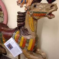 West Village Trading Post - There's a room full of carousel animals.