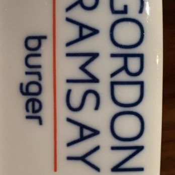 Gordon Ramsay Burger Las Vegas - Logo on plate - Burgers Near Me - Las Vegas, Nevada Gordon Ramsay Burger Las Vegas - Logo on plate - Burgers Near Me - Las Vegas, Nevada