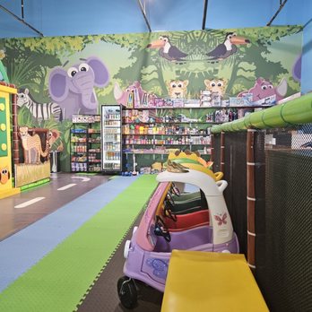 Go Playland - Front of the play place with trinkets/toys for sale as well as some snacks, drinks and freezer items. - Indoor Playcenter Near Me - Deer Park, New York Go Playland - Front of the play place with trinkets/toys for sale as well as some snacks, drinks and freezer items. - Indoor Playcenter Near Me - Deer Park, New York