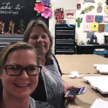 She’s Crafty - My mom is so excited to be spending a crafty night with me before she heads out. - Arts & Crafts Near Me - Glendale, Arizona