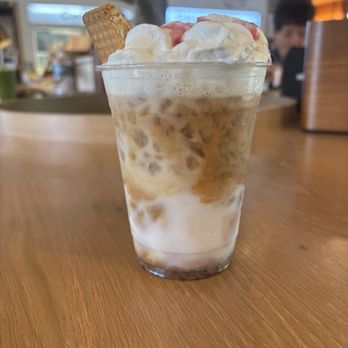 Mercato And Company - Strawberry shortcake latte - Coffee & Tea Near Me - Houston, Texas Mercato And Company - Strawberry shortcake latte - Coffee & Tea Near Me - Houston, Texas