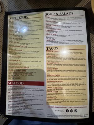 Menu photo 1 Salsa Tex Mex Plano, TX