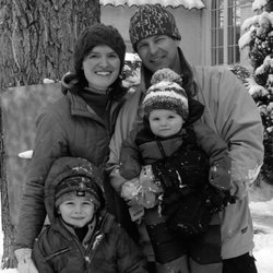 Windsock Acres - Owners - Cat and Avery Augur, plus their two boys, Harrison and Ted